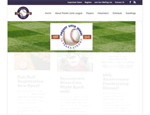 Tablet Screenshot of pocketlittleleague.com